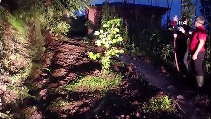 Rize'de Şiddetli Yağış Sel ve Toprak Kaymalarına Neden Oldu