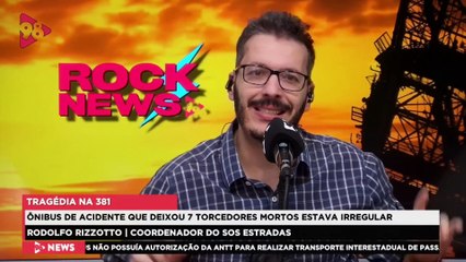 Rocknews | "Falta fiscalização", aponta SOS Estradas sobre acidente com torcedores em MG