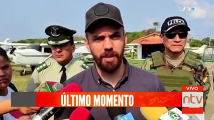 Eduardo del Castillo se pronuncia tras el operativo que incautó dos avionetas con droga