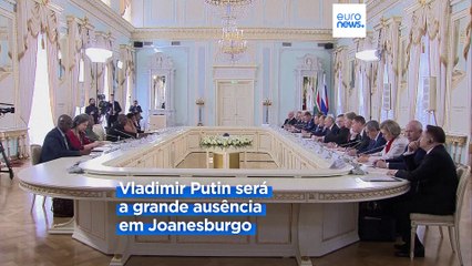 Mandado de detenção do TPI afasta Vladimir Putin da cimeira dos BRICS