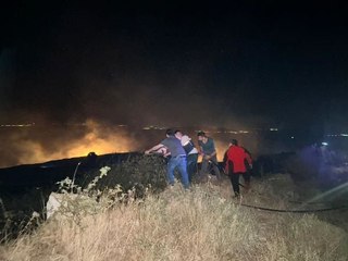 Marmara Adası'nda Makilikte Yangın Çıktı