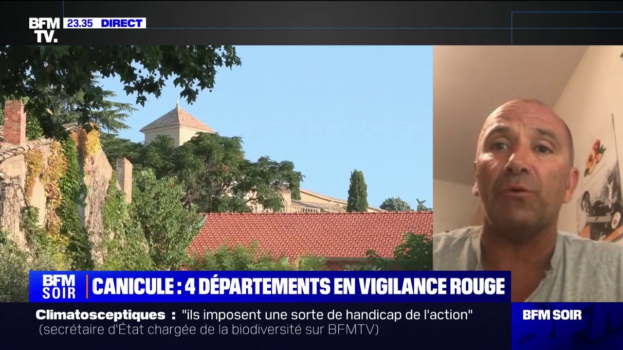 Canicule: "On s'aperçoit que les fruits sont bl...