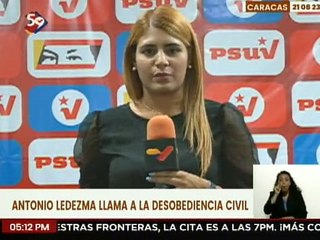 PSUV rechaza de forma categórica cualquier llamado a la violencia por parte de la derecha