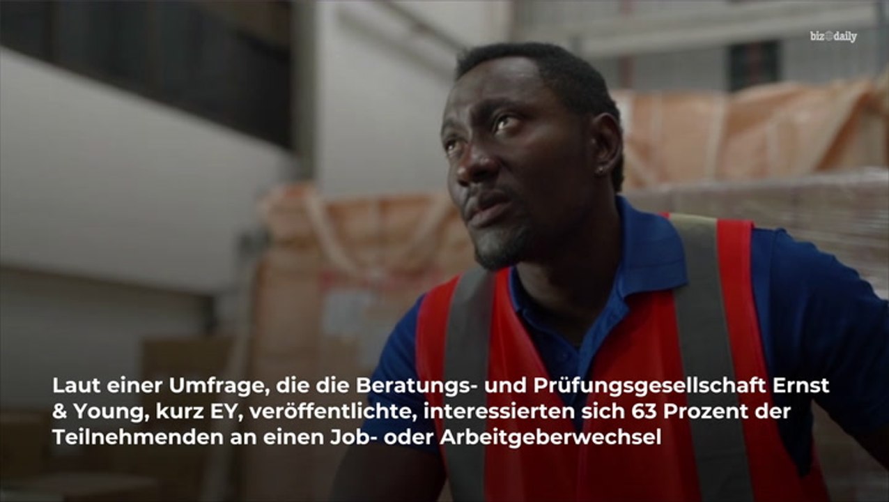 Jobwechsel: die mehrheit der menschen ist interessiert