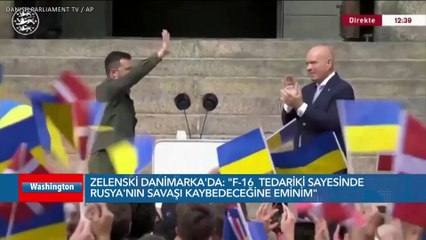 Zelenski: “F-16 tedariki sayesinde Rusya'nın savaşı kaybedeceğine eminim”
