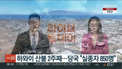 하와이 산불 2주째…당국 "실종자 850명"