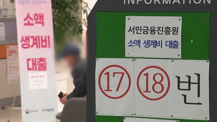 한도 100만 원 소액생계비 대출...20대 24.5%는 이자 미납 [앵커리포트] / YTN