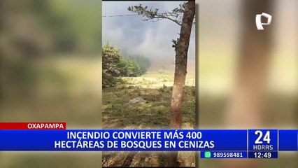 Video herunterladen: Oxapampa: incendio forestal consume más de 400 hectáreas de pastizales y bosques