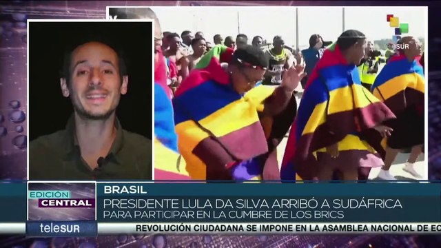 Pdte. de Brasil, Lula da Silva participa en la cumbre de los BRICS