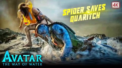 Avatar 2 - Spider Saves Quaritch From Dying