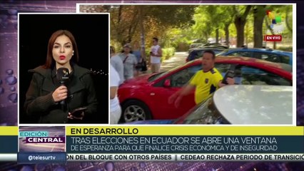 Ecuatorianos ven con optimismo el balotaje a realizarse el 15 de octubre