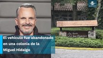 Localizan y recuperan la camioneta de Miguel Bosé, hurtada de su casa en Álvaro Obregón