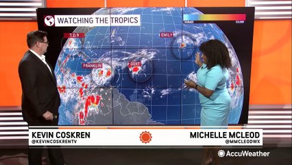Multiple tropical systems churning in the Atlantic