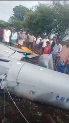 कर्नाटक : चित्रदुर्ग में डीआरडीओ का ड्रोन तपस क्रैश
