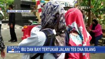 Ibu, Ayah dan Bayi yang Diduga Tertukar Jalani Tes DNA di Puslabfor Polri Didampingi Kuasa Hukum