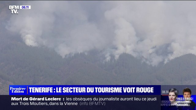 Les incendies continuent de ravager l'île de Tenerife