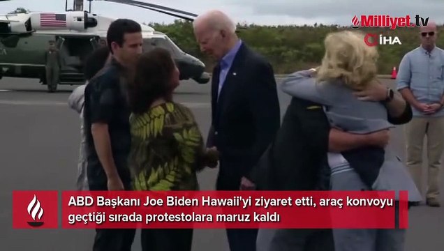 ABD Başkanı Joe Biden Hawaii'yi ziyaret etti