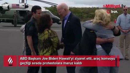 ABD Başkanı Joe Biden Hawaii'yi ziyaret etti