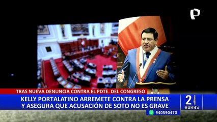 Kelly Portalatino califica como "cortina de humo" las nuevas denuncias contra Alejandro Soto