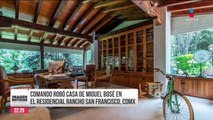 Roban casa del cantante Miguel Bosé en exclusivo residencial de CDMX