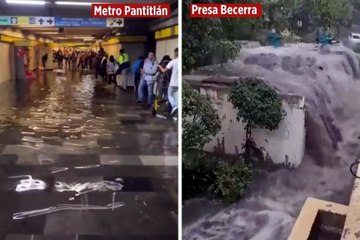 Provoca lluvia diversas afectaciones en CDMX