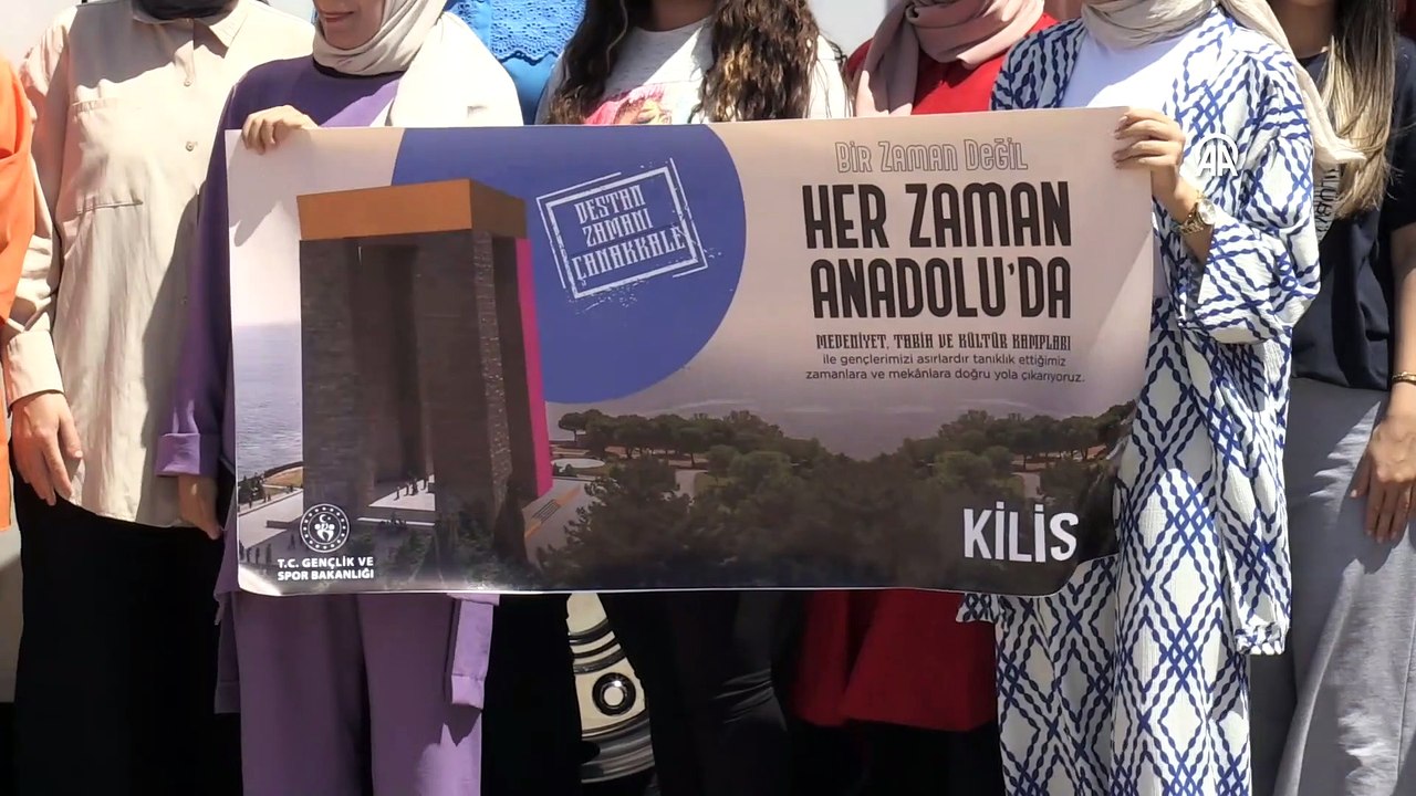 KİLİS - Depremzede gençlerin Çanakkale gezisi b...