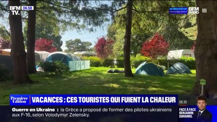 En Normandie, les touristes affluent pour fuir la chaleur