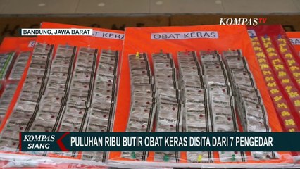 Selama Satu Pekan, Polresta Bandung Tangkap Tujuh Pengedar dan Sita Puluhan Ribu Obat Keras