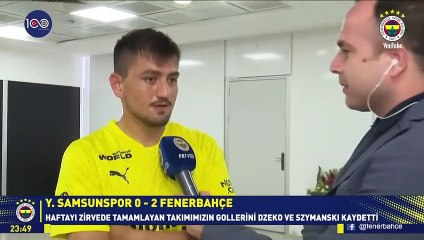 Fenerbahçe formasıyla ilk maçına devam edemeyen Cengiz Ünder, taraftarın yüreğine su serpti: Sadece kramp girdi