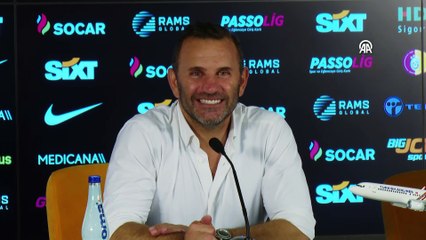 İSTANBUL - Galatasaray-Olimpija Ljubljana maçının ardından - Okan Buruk (2)