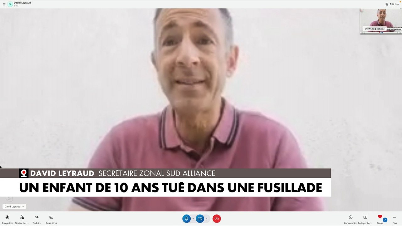 David Leyraud : «Attendre qu'il y ait un enfant de 10 ans qui soit décédé [...] pour réagir et envoyer des moyens lourds, c'est nécessaire mais c'est trop tard»