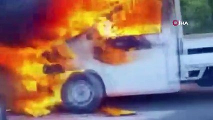 Bursa'da korku dolu dakikalar! Arıza yapan kamyonet...