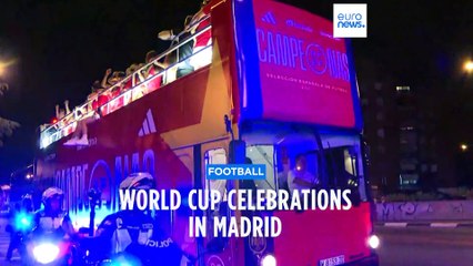 'It's a dream': Colossal party in Madrid to celebrate Women's World Cup victory