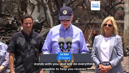 Biden says federal government will help Maui ‘for as long as it takes’ to recover from wildfires