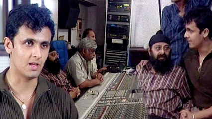 Sonu Nigam At Song Recording Of Film "Dil Mein Utar Ke Dekho Na" | Flashback Video