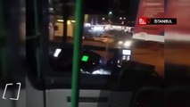 İETT otobüsü şoförü seyir halindeyken telefonuyla uğraştı