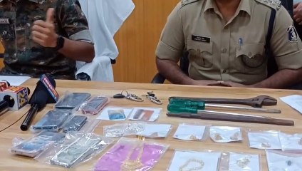 अंतर्राज्यीय चोरों का पुलिस ने किया खुलासा, लाखों का सामान जब्त कर भेजा जेल