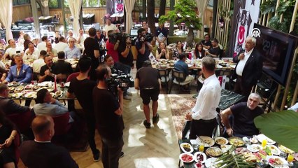 İSTANBUL - Beşiktaş Kulübünün yöneticileriyle amatör branşlara destek verenler kahvaltıda buluştu