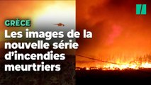 Incendie en Grèce : une nouvelle série de feux de forêt fait plusieurs victimes