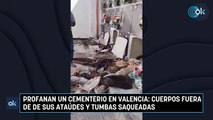 Profanan un cementerio en Valencia: cuerpos fuera de de sus ataúdes y tumbas saqueadas
