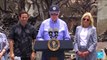Biden visits Hawaii to view fire damage, meet survivors