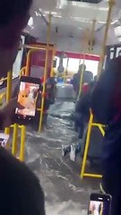 Inondations de bus urbains à Buenos Aires