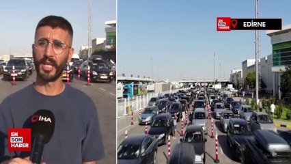 Gurbetçilerin hüzünlü dönüş yolculuğu sürüyor
