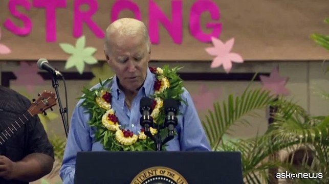 Usa, Joe Biden in visita alle Hawaii: tutto il Paese ? con voi