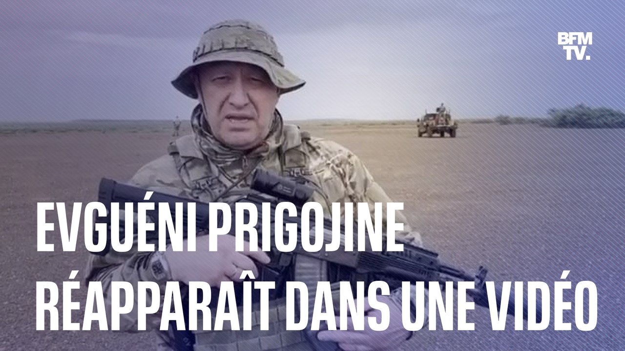 Evguéni Prigojine réapparaît pour la première fois dans une vidéo depuis la mutinerie avortée de Wagner