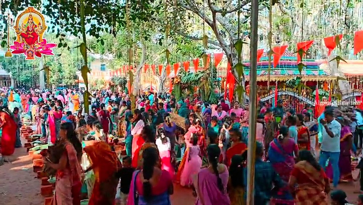 Koottalumoodu bhadreswari Amman temple festival 2023 first day Pongala