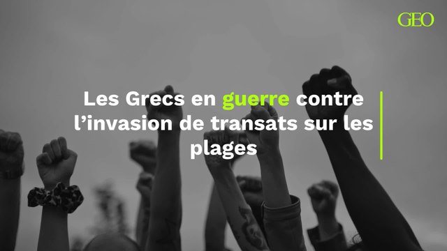 Face à l’invasion de transats sur leurs plages, les Grecs entrent en guerre