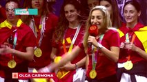 Espagne - L'émouvant discours d'Olga Carmona lors des célébrations du titre