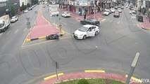 Sakarya'daki trafik kazaları KGYS kameralarında
