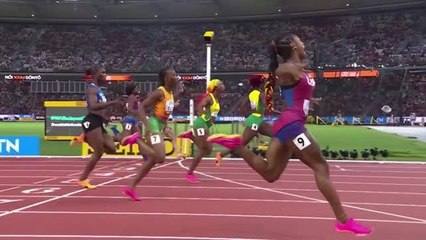 Richardson shocks Jamaica stars in women's 100m final